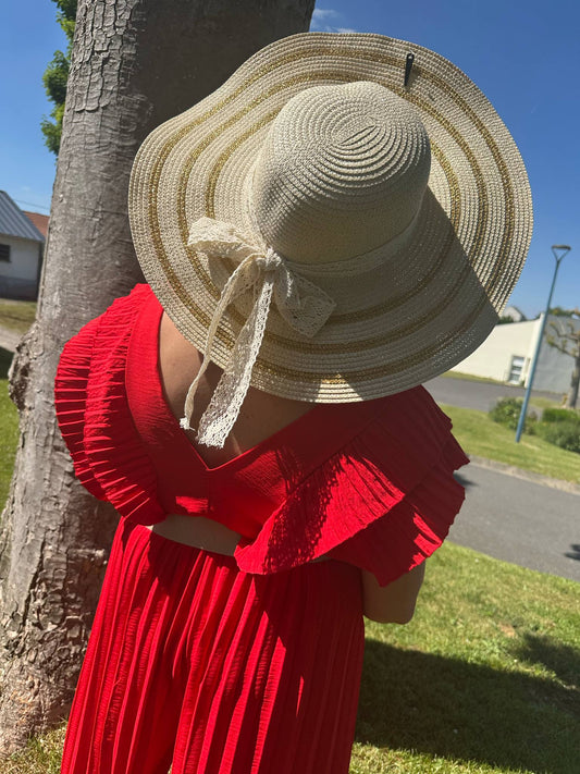 Combinaison Morgane d'un jolie rouge - L'Armoire d'Ambre