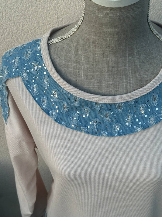 Pull bi-matière - L'Armoire d'Ambre