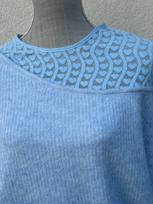 Pull bleu ciel - L'Armoire d'Ambre