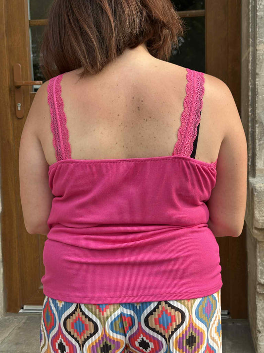 Débardeur Cerise - L'Armoire d'Ambre