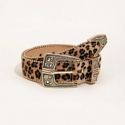 Ceinture Léopard Tendance & Audacieuse – L’Accessoire Chic qui Sublime Toutes vos Tenues ✨