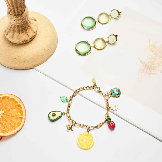 Bracelet breloque - L'Armoire d'Ambre