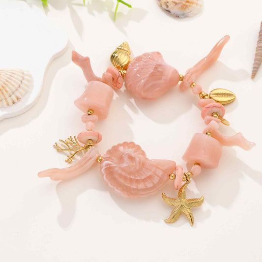 Bracelet coquillage - L'Armoire d'Ambre