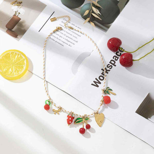 Collier corde tressée