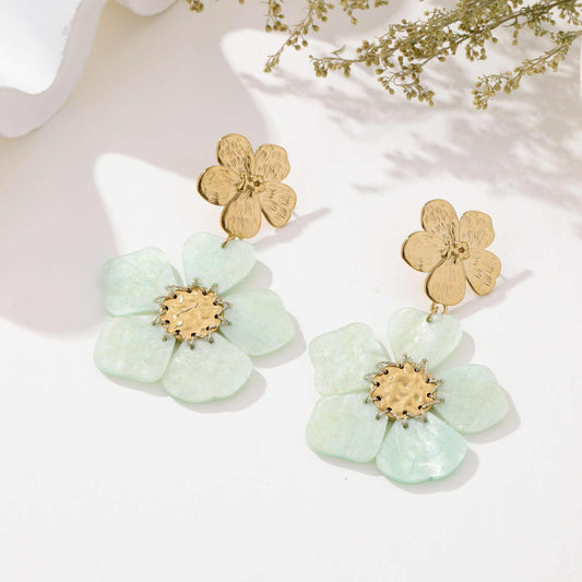 Boucles fleurs - L'Armoire d'Ambre