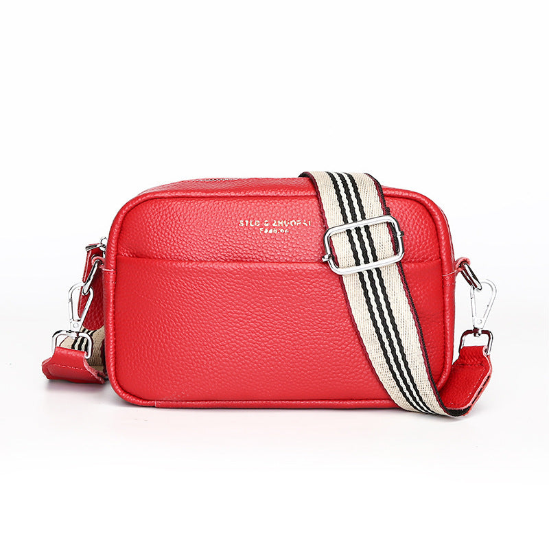 Élégance Intemporelle – Sac Bandoulière Carré en Cuir Véritable Premium ✨
