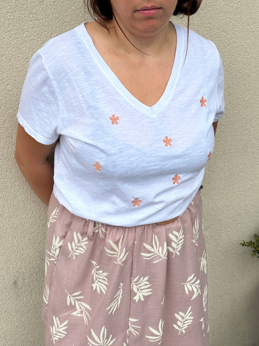 Tee shirt Blanche - L'Armoire d'Ambre