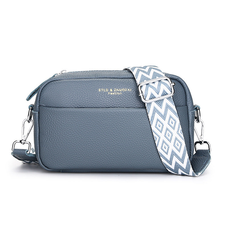Élégance Intemporelle – Sac Bandoulière Carré en Cuir Véritable Premium ✨