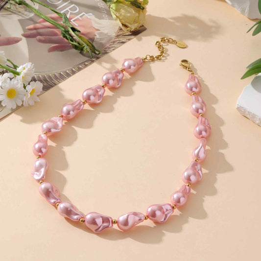 Collier de grosses perles