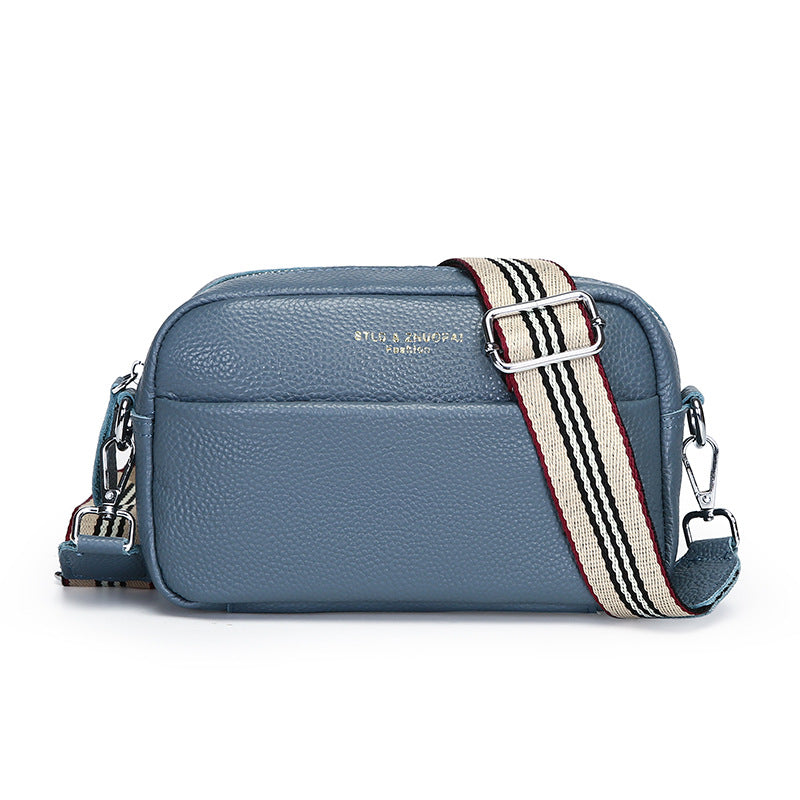 Élégance Intemporelle – Sac Bandoulière Carré en Cuir Véritable Premium ✨