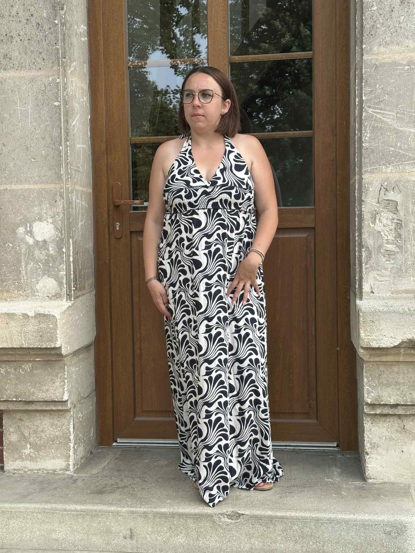 Robe longue Laurence - L'Armoire d'Ambre