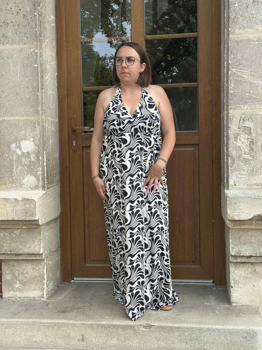 Robe longue Laurence - L'Armoire d'Ambre