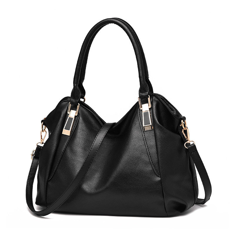 Sac cabas femme grande capacité, sac bandoulière et épaule, sac à main souple