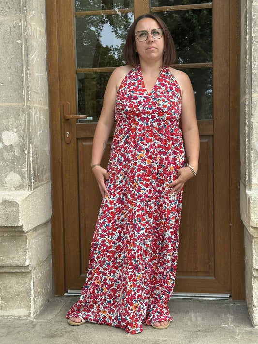 Robe longue Valérie - L'Armoire d'Ambre