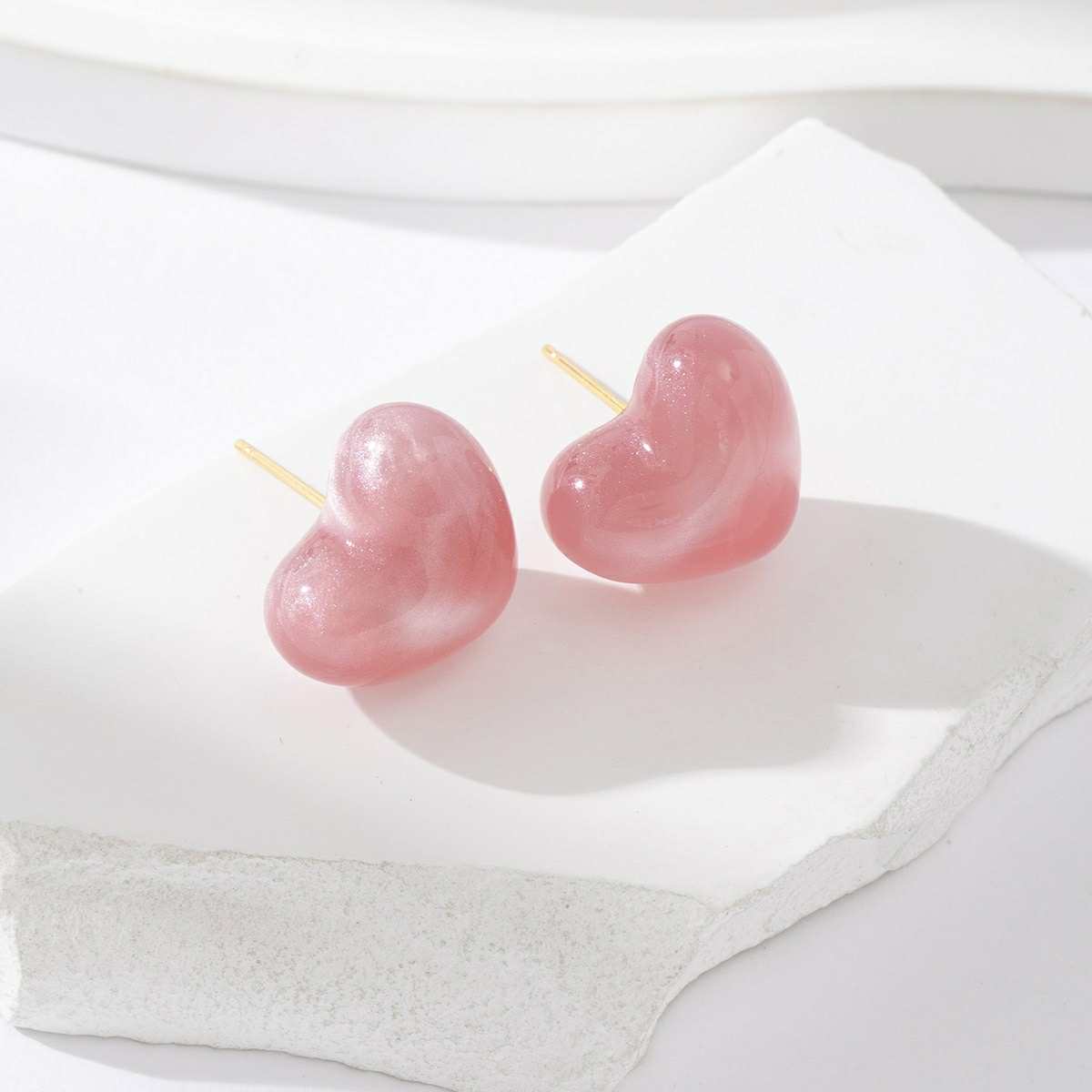 Boucles d'oreilles en acier inoxydable - L'Armoire d'Ambre