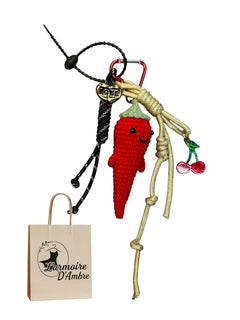 Porte-clés pour sac à main Clémence - L'Armoire d'Ambre