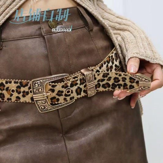 Ceinture Léopard Tendance & Audacieuse – L’Accessoire Chic qui Sublime Toutes vos Tenues ✨