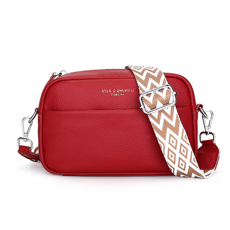 Élégance Intemporelle – Sac Bandoulière Carré en Cuir Véritable Premium ✨