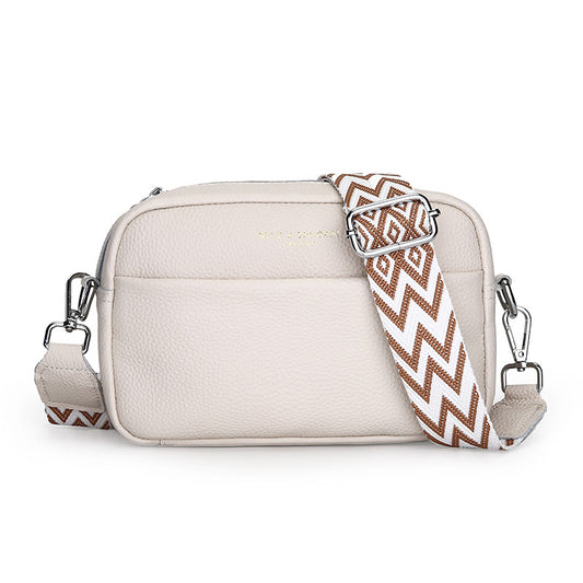 Élégance Intemporelle – Sac Bandoulière Carré en Cuir Véritable Premium ✨