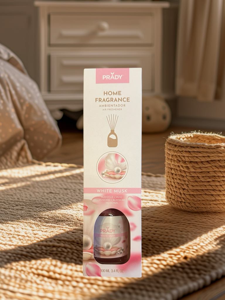 Mikado Musk blanc - L'Armoire d'Ambre