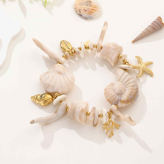 Bracelet coquillage - L'Armoire d'Ambre