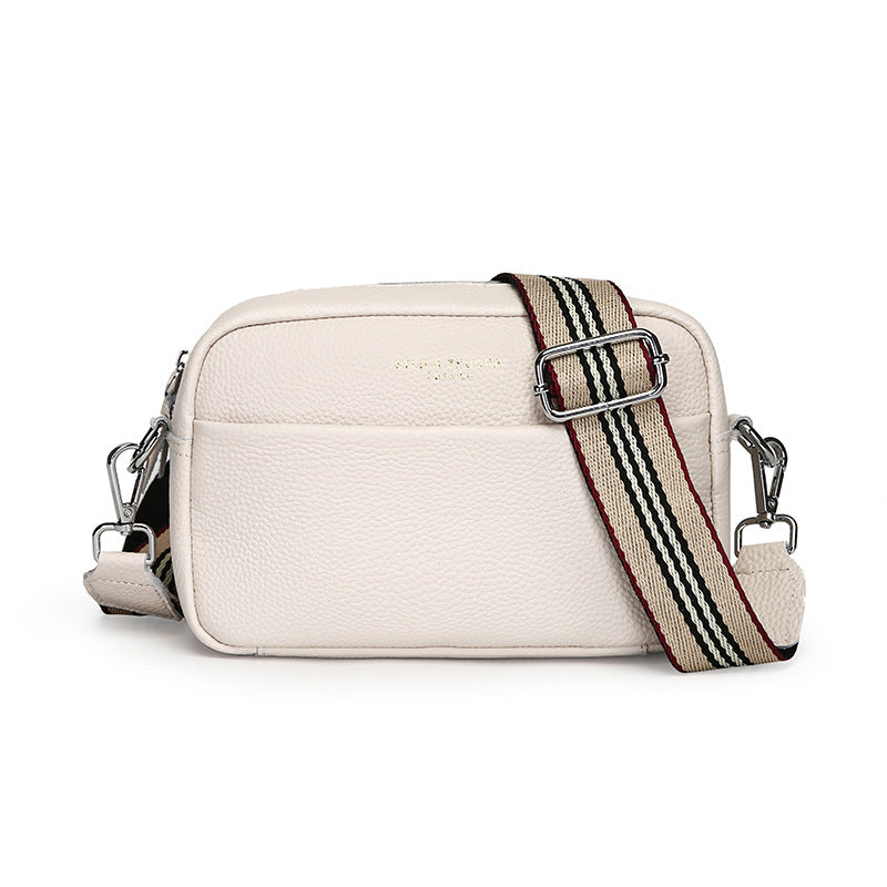 Élégance Intemporelle – Sac Bandoulière Carré en Cuir Véritable Premium ✨