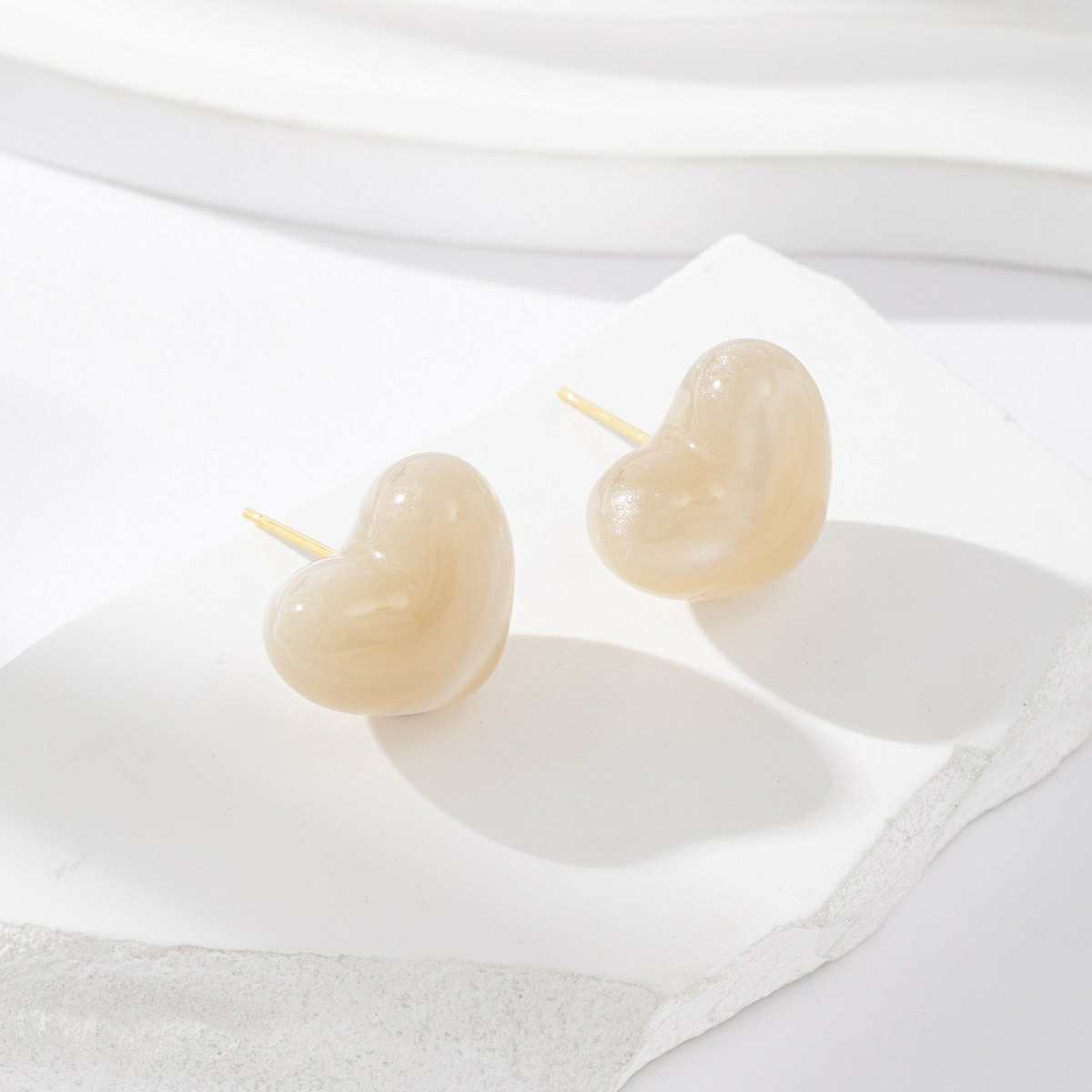 Boucles d'oreilles en acier inoxydable - L'Armoire d'Ambre